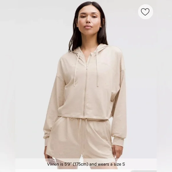 Lululemon NWT Peached Jersey Full-Zip Hoodie - Picture 5 of 6